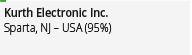 Kurth Electronic Inc. (95%), Sparta NJ, USA