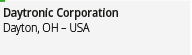 Daytronic Corporation, Dayton CH, USA